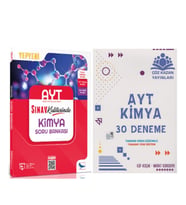 Sınav Yayınları AYT Kimya Soru Bankası ve Çöz Kazan Deneme Seti 2 Kitap
