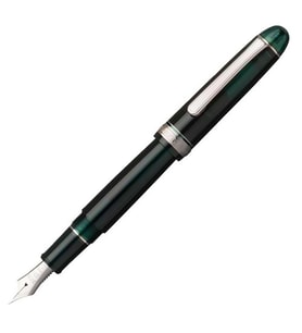 Platinum 3776 PNB18000 Century Silver Trim7 Laurel Green Dolmakalem