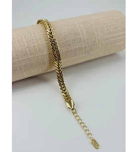 Renk Pirinç Cm Bileklik 17+4 Cm - Kbl0473