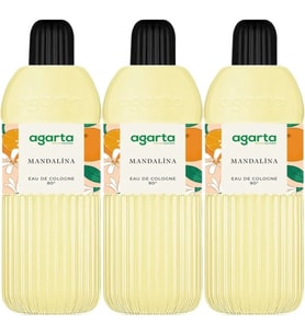 Agarta Kolonya 400 ML Mandalina 80 Derece Pet Şişe (3 Lü Set)