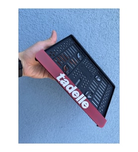 Tadelle 3d Kabrtmalı Pleksi Motor Plakalığı