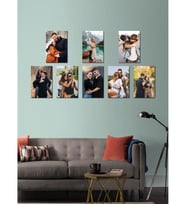 Kişiye Özel 8 Fotoğraflı Dikdörtgen Mdf Tablo