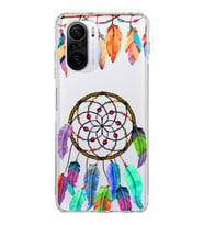 PrintiFy Xiaomi Redmi K40 ile Uyumlu 1mm Slim Fit Nazar Boncuğu 6 Baskılı Şeffaf  Kılıf