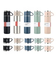 500 Ml 3 Kupalı Termos 1 Adet