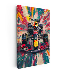 Kanvas Tablo Red Bull F1 Yarış Aracı Formula 1 Tablosu Ev Ofis Duvar Dekoru