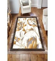 Dijital Kaymaz Taban Yıkanabilir Salon Halısı Mutfak Halısı Koridor Halısı Yolluk ND-HS-290 (Çok Renkli)