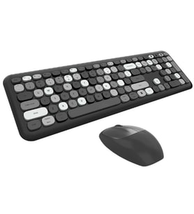 Mofii No666 Siyah Gri Kl.ye Mouse Set