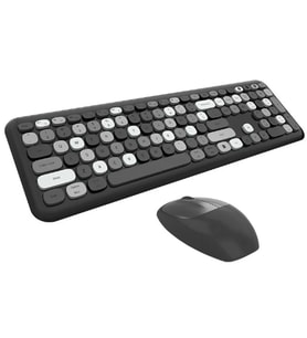 Mofii No666 Siyah Gri Klavye Mouse Set