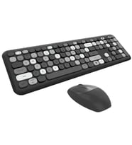 Mofii No666 Siyah Gri Klavye Mouse Set