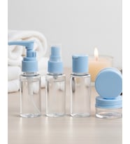 Taşınabilir 5 Parça Seyahat Kozmetik Seti 30 ml Sızdırmaz
