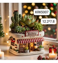Yeni Yıl Temalı Kek Dükkanı Silikon Kalıp