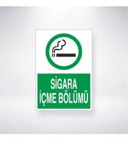 Sigara İçme Bölümü