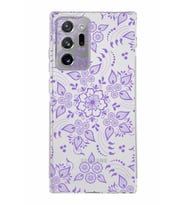 Samsung Galaxy Note 20 Ultra Kamera Korumalı Kapak Nostalji Desen Tasarımlı  Şeffaf Kılıf