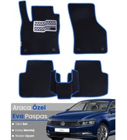 Volkswagen Passat B8 (2015-2019) Uyumlu EVA Paspas Tam Set–Araca Özel,Su Geçirmez,Hızlı Montaj