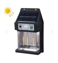 Güneş Enerjili Hareket Sensörlü Duvar Lambası