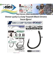 SAZAN İĞNESİ Owner 53263 C-3 Carp Tsuyoshi Black Chrome NO:2