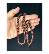 ZEYTİN AĞACI 99'LUK TESBİH KAHVERENGİ RENK 10,5MMX7,5MM T-769