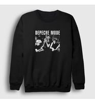 Presmono Unisex Siyah Band V2 Depeche Mode Sweatshirt 390061tt