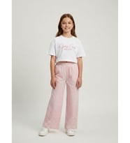 Kız Çocuk Baskılı Basic T-shirt