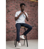 Advante Regular Fit Likralı Çizgili Polo Yaka T-shirt