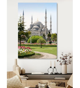 CAMİ MANZARA KANVAS TABLO EV DUVAR SALON ODA MUTFAK HOL HEDİYELİK DEKARASYON SÜSÜ ÖLÇÜ SEÇİNİZ