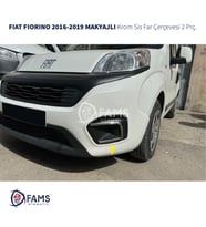 FIAT FIORINO 2016-2019 MAKYAJLI Krom Sis Far Çerçevesi 2 Prç. Paslanmaz Çelik