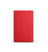 Lenovo M10 TB-X306F Smart Cover Standlı 1-1 Flip Tablet Kılıfı (Kırmızı)
