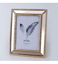Selim 13x18 Elsira Aynalı Altın Çerçeve