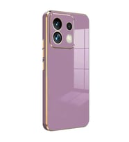 Xiaomi Poco M6 Pro 4g Kılıf Volet Silikon - Mor
