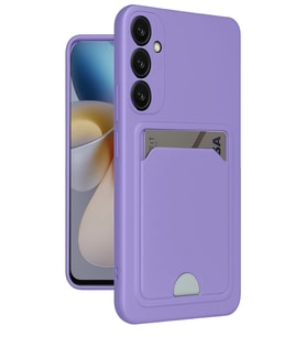 Galaxy A26 Kılıf Kelvin Kartvizitli Silikon - Lila