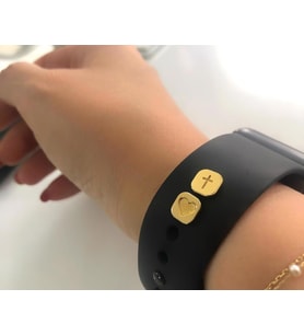 Glorria Gümüş Apple Watch Uyumlu Kordon Aksesuarı (Çok Renkli)