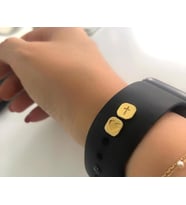 Glorria Gümüş Apple Watch Uyumlu Kordon Aksesuarı (Çok Renkli)