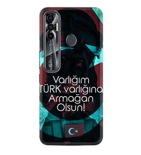 Tecno Spark 7 Pro Kılıf Resimli Desenli Baskılı Silikon Kılıf Armağan 1425