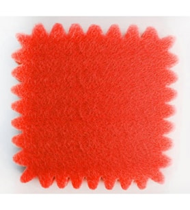 Organze fileli kare 24 cm kırmızı p100-