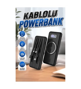 10000 mAh Wireless Powerbank – 22.5W Hızlı Şarj 15W Kablosuz Şarj