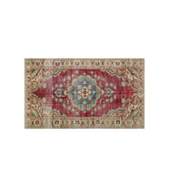 Benzersiz Eskitme El Yapımı Halı 160x280 cm 10206