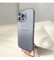 İPHONE 16 Pro Max Mavi  Renk Lens Korumalı Kaliteli Silikon Telefon Kılıfı