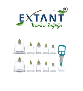 Extant 50 Adet 6 No (6 Cm) Hacamat Ve Masaj Kupası - Pompa Hediyeli