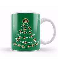 One Piece Luffy Christmas Tree Baubles Kupa Bardak Porselen