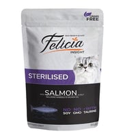 Felicia Pouch Steril Somonlu Kısırlaştırılmış Kedi Konservesi Tahılsız 85 gr