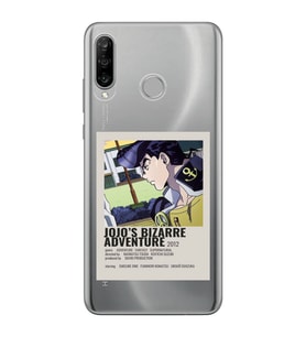 Huawei P30 Lite Uyumlu Jojo's Bizarre Adventure Desenli Şeffaf Telefon Kılıfı