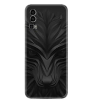 General Mobile Gm 23 Kılıf Resimli Desenli Baskılı Silikon Black Fox 1325