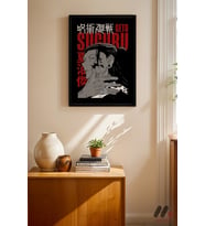 Jujutsu Kaisen Geto Suguru Poster, Siyah Çerçeveli Duvar Tablosu - Anime Severlere