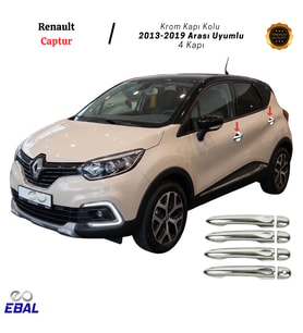 Renault Captur Krom Kapı Kolu 4 Kapı 2013-2019 P. Çelik