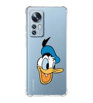 Xiaomi Mi 12 Uyumlu Köşe Korumalı Antişok Kapak Donald Duck Tasarımlı Şeffaf Silikon Kılıf