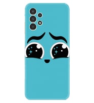 Samsung Galaxy M14 Kılıf Resimli Desenli Silikon Platinium Series Üzgün 1853