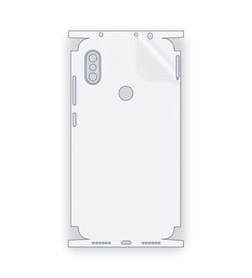 SChitec Redmi Note 6 Pro Uyumlu Fullbody Arka Kaplama Hidrojel Koruyucu Film
