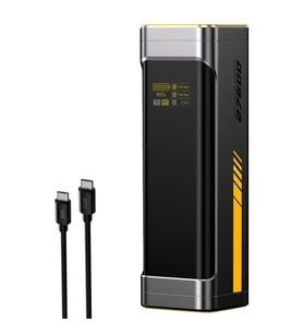 Aohi Starship 27.600 mAh 240W PD3.1 Powerbank, Akıllı Dijital Göstergeli 2si1 Arada Taşınabilir Hızlı Şarj Cihazı, Şarj İstasyonu, Siyah