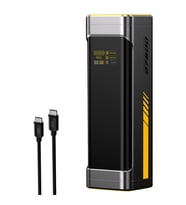 Aohi Starship 27.600 mAh 240W PD3.1 Powerbank, Akıllı Dijital Göstergeli 2si1 Arada Taşınabilir Hızlı Şarj Cihazı, Şarj İstasyonu, Siyah