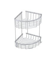 LİDER 2 KATLI KÖŞE RAF 20*20 (KROM)